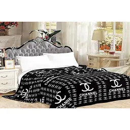 Плед велсофт TAG Tekstil VLSF32 Шанель (Chanel) 200x220 см