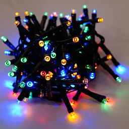 Гірлянда електрична Luca lighting 100 LED ламп 2 м різнокольорова - мініатюра 5