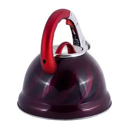 Чайник із свистком Kamille KM-0690N 3 л червоний - мініатюра 3