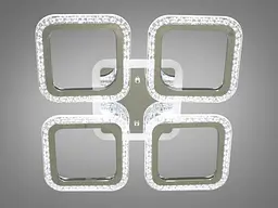 Стельова світлодіодна люстра з димером Diasha AS8170/4HR LED 3color 55W - мініатюра 2