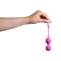 Вагінальні кульки рельєфні Honeybuns Pretty Violet Miss V, рожеві - мініатюра 3
