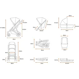 Дитяча коляска Thule Sleek Shadow Grey (TH 11000003) - мініатюра 13