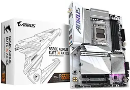 Материнська плата Gigabyte B650E AORUS ELITE X AX ICE (B650E AORUS ELITE X AX ICE) (Socket AM5, AMD B650, ATX) - мініатюра 5