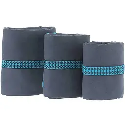 Рушник Lifeventure Recycled Soft Fibre Trek L Сірий - мініатюра 3