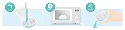 Силіконові накладки на соски Philips Avent, розмір S, 2 шт. (SCF153/01) - мініатюра 5