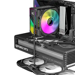 Підставка для відеокарти Coolmoon GH-260 Black (GH260 Black) - мініатюра 10
