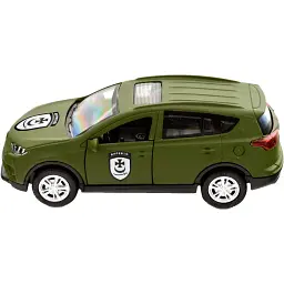 Машинка TechnoDrive серії Шеврони Героїв TOYOTA RAV4 "БУРЕВІЙ" - мініатюра 2