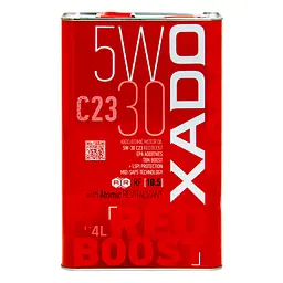 Моторне масло Xado Atomic Oil Red Boost 5W-30 4л(XA 26205)