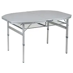 Стіл Bo-Camp Premium Oval 120x80 cm Сірий