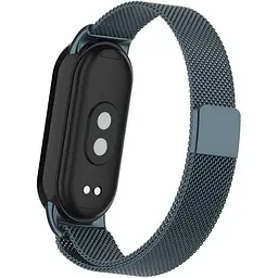 Ремінець ArmorStandart Milanese Magnetic Band для Xiaomi Smart Band 8 / 9 / 10 Titanium Grey (ARM69918) [94762] - мініатюра 2
