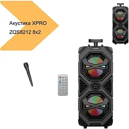 Акустична система XPRO ZQS8212 8x2 чорна (MER-15655_2390) - мініатюра 2