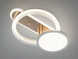Стельова LED люстра Diasha золото 73 W з пультом 3 режими - мініатюра 3