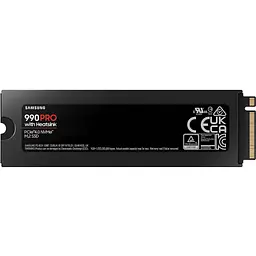 Накопичувач SSD M.2 2280 2TB 990 PRO with Heatsink Samsung (MZ-V9P2T0GW) - мініатюра 2