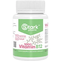 Вітамін B12 Stark Pharm 1000 мкг 100 таблеток
