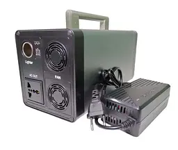 Акумуляторний інвертор 600 W 30 Ah, 600 Вт, Power Bank, зарядна станція з розеткою 220 V та 12 V, портативне джерело живлення 310 Wh 11,1 V/30 Ah/600 W