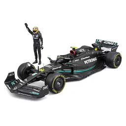 Автомодель з фігуркою - Mercedes-AMG F1 W14 E Performance (1:24), в асортименті - мініатюра 5