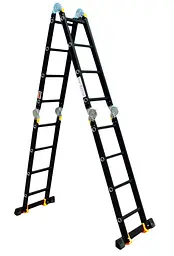 Драбина-трансформер GTM KMP404A 4*4 алюмінієва, 4.6 м (39136)
