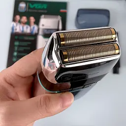 Электробритва шейвер VGR V-350 с LED-дисплеем (2 насадки, аккумулятор 1200 mAh) - миниатюра 3