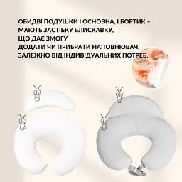 Подушка для годування диванчик Sei Design 60х70х16 см - мініатюра 2