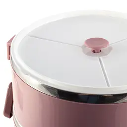 Ланч-бокс Kamille KM-2137RZ 2400 мл рожевий - мініатюра 10