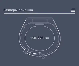 Силіконовий ремінець Primo Mijobs Perfor Classic для фітнес браслета Xiaomi Mi Smart Band 5 Black-Blue - мініатюра 3