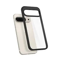 Чохол прозорий Spigen Ultra Hybrid Matte Black для Pixel 9 | 9 Pro (ACS07690) - мініатюра 2