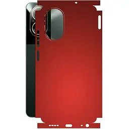 Защитная пленка StatusSKIN для Realme C67 4G Корпус Винил красная матовая