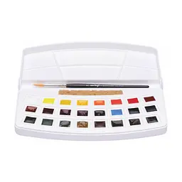 Набір акварельних фарб Van Gogh Botanical Colours 24 кювети Royal Talens (8712079422868)