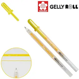 Ручка гелева Sakura Glaze 3D-Roller Жовтий - мініатюра 2
