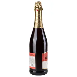 Винний напій слабоалкогольний газований Pregolino Fragola Rosso, червоний, напівсолодкий, 8,5%, 0,75 л - мініатюра 2