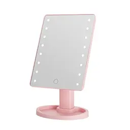 Косметичне дзеркало з LED-підсвіткою 16 світлодіодів, рожевий Yiwu HP-10-3AP