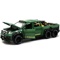 Колекційна металева модель автомобіля АвтоЕксперт Mercedes-Benz X-Class 6x6 Monster Pickup з інерцією, світлом та звуком 1:32 - мініатюра 3