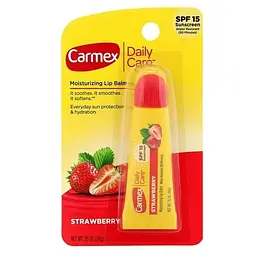 Бальзам для губ зі смаком полуниці Туба Carmex 10 г - мініатюра 2