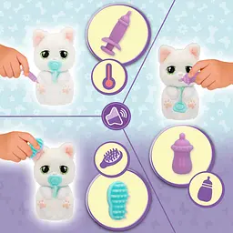 Інтерактивний ігровий набір Baby Paws серії Just Born Кошеня (923485IM) - мініатюра 9