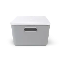 Комплект XL: ящик для зберігання МВМ My Home FH-13 XL 360х257х160 мм та кришка FH-16 сірий (FH-13/FH-16 GRAY) - мініатюра 2