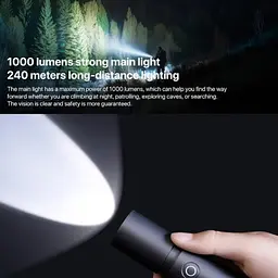 Ліхтар Xiaomi Mijia Multi Functional Strong Light Flashlight (N613) BHR7668CN - мініатюра 3