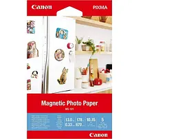 Фотопапір Canon 10x15 Magnetic Photo Paper 4x6" MG-101 5sh (3634C002)