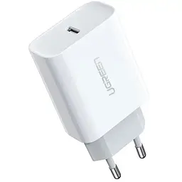 Зарядний пристрій Ugreen CD137 Type-C PD 20 W Charger білий