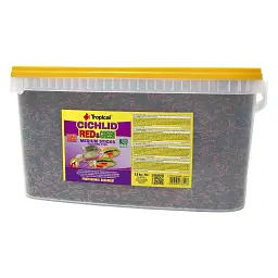 Сухий корм для акваріумних риб Tropical в паличках Cichlid Red & Green Medium Sticks 10 л для всіх цихлід