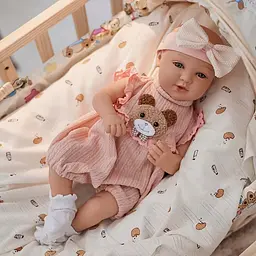 Лялька Реборн 46 см м’яконабивна реалістичний пупс Reborn Baby - мініатюра 3