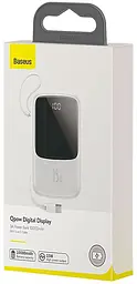 Портативна батарея Powerbank Baseus Q-Pow Digital Display With Type-C Cable 10000 mAh PPQD-A02 White - мініатюра 6