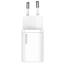 МЗП Baseus Super Si Quick Charger 1C 25W (CCSP) Білий - мініатюра 2