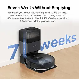Робот-пилосос RoboRock Vacuum Cleaner Q7 Max+ Black [82777] - мініатюра 2