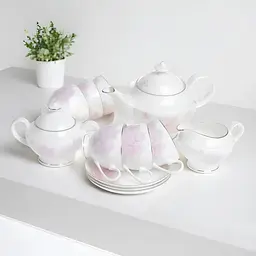 Чайний сервіз на 6 персон 15 предметів NP102SETTEA - мініатюра 2