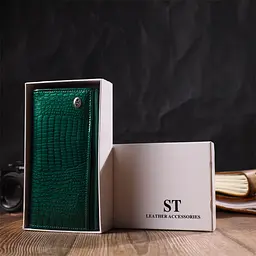 Жіноча шкіряна візитниця ST Leather 17х9х3 см acs0025870 - мініатюра 8