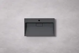 Умивальник VBI Este підвісний з отвором під змішувач 70x46 см black VBI-019911