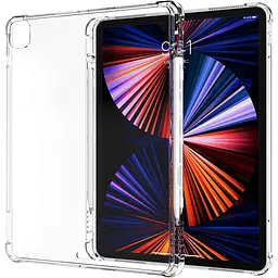 Чохол-накладка DK для Apple iPad Pro 12.9" 5gen 2021 Silicone Corner Air Bag стилюс (015057) clear