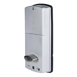 Замок біометричний автономний Trinix TRL-5203BTF Silver Left з Bluetooth, зчитувачем відбитків пальців і карт Mifare (65-00055) - мініатюра 5