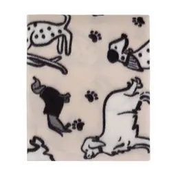 Плед Ardesto Fleece 100% поліестер песики сірий 130 x 160 см (ART0724PB) - мініатюра 3
