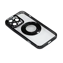 Магнітний чохол XON PhoneCase Magnetic для iPhone 13 Pro (PCMC1113300B 7935) Чорний/Прозорий